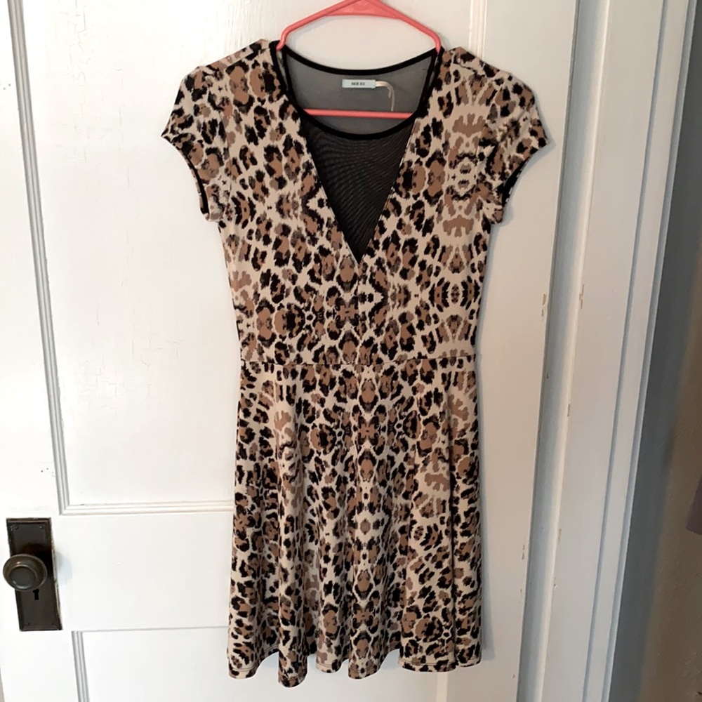 Cheetah Print Mini Dress!